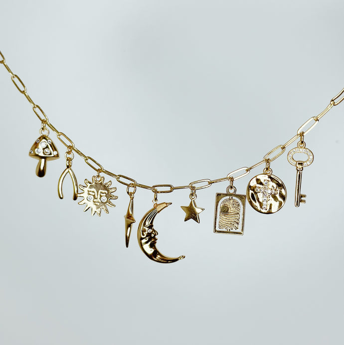 MOON CHARMS necklace